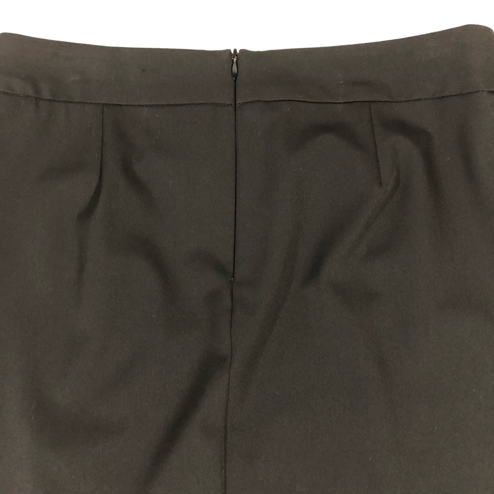 Trina Turk Faux Wrap Black Stretch Pencil Skirt - Picture 6 of 8